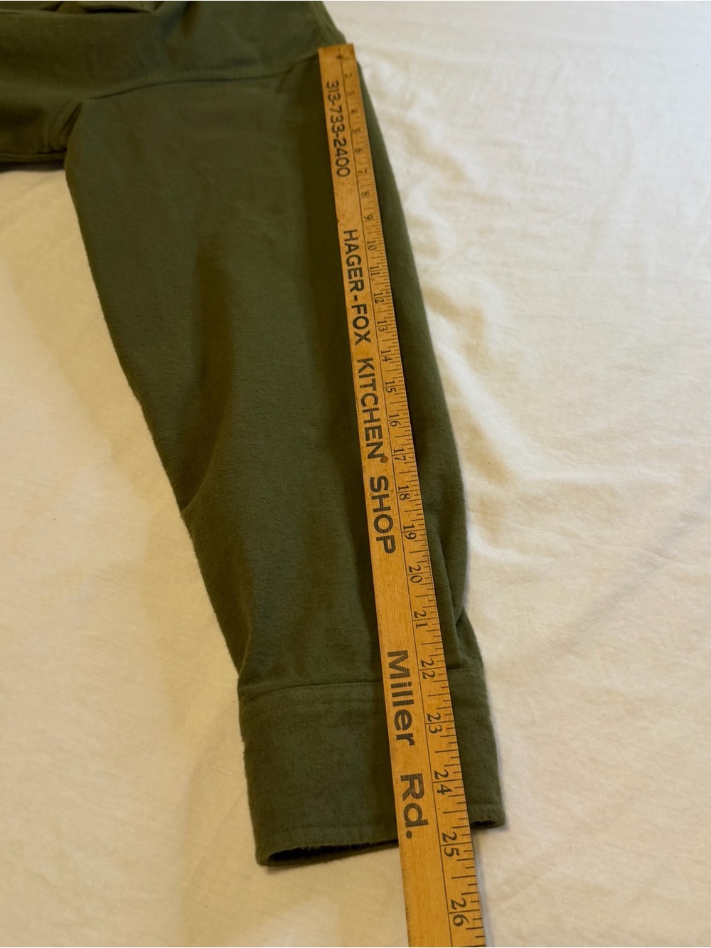 Cabelas Men's Olive Green Button-Up Utility Jacket Size LT Read Description - Picture 13 of 15